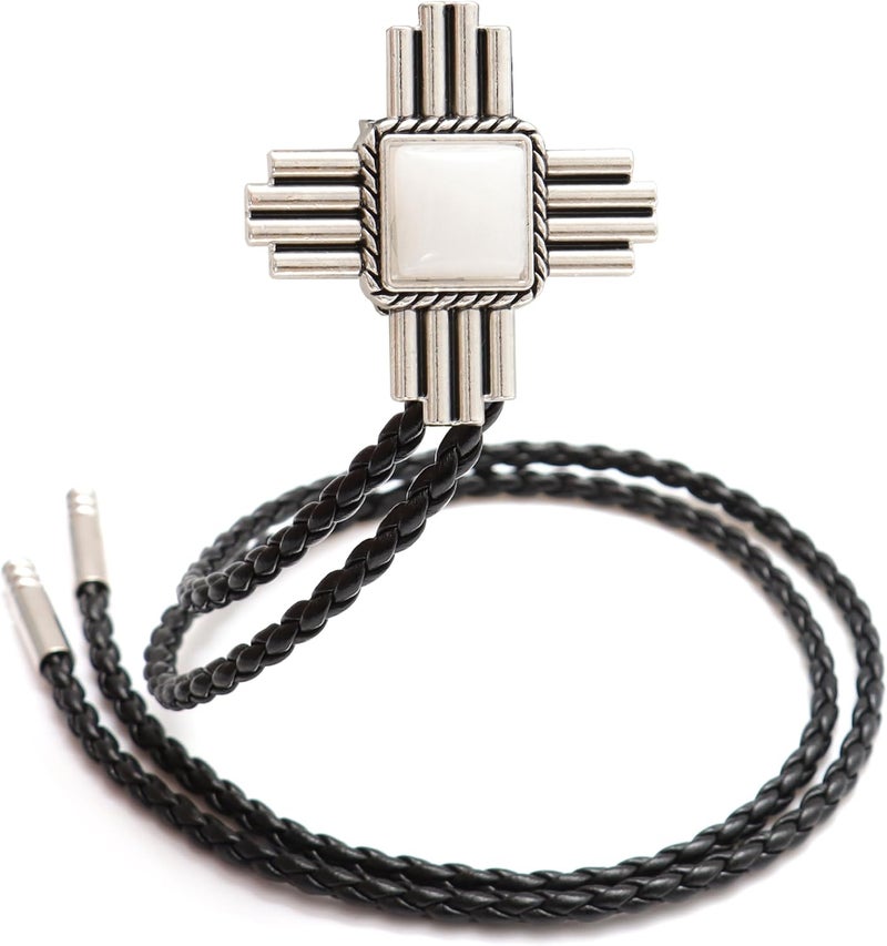 Wentur Stone Bolo Ties for Men Western - Vintage Cowboy Bolo Tie for Women Western Costume Accessories - Image 1